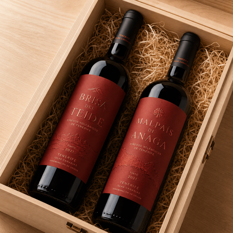 etiquetas impermeable 3D para vino en Tenerife