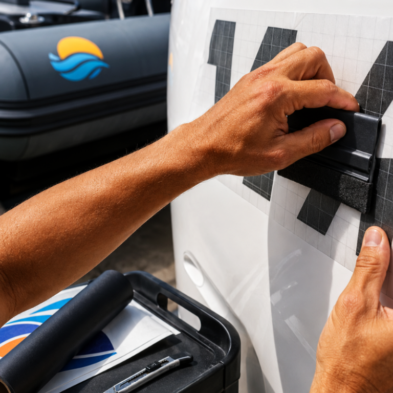 Instalacion de matriculas para embarcaciones en Canarias